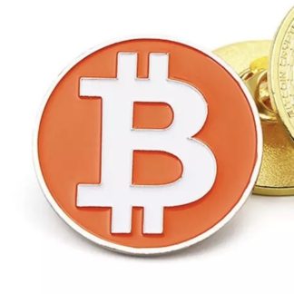 Metal Bitcoin Pin