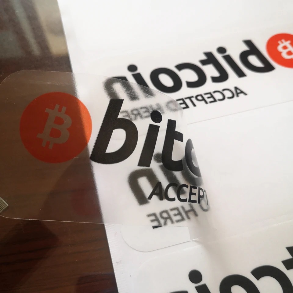 Bitcoin Window stickers 2